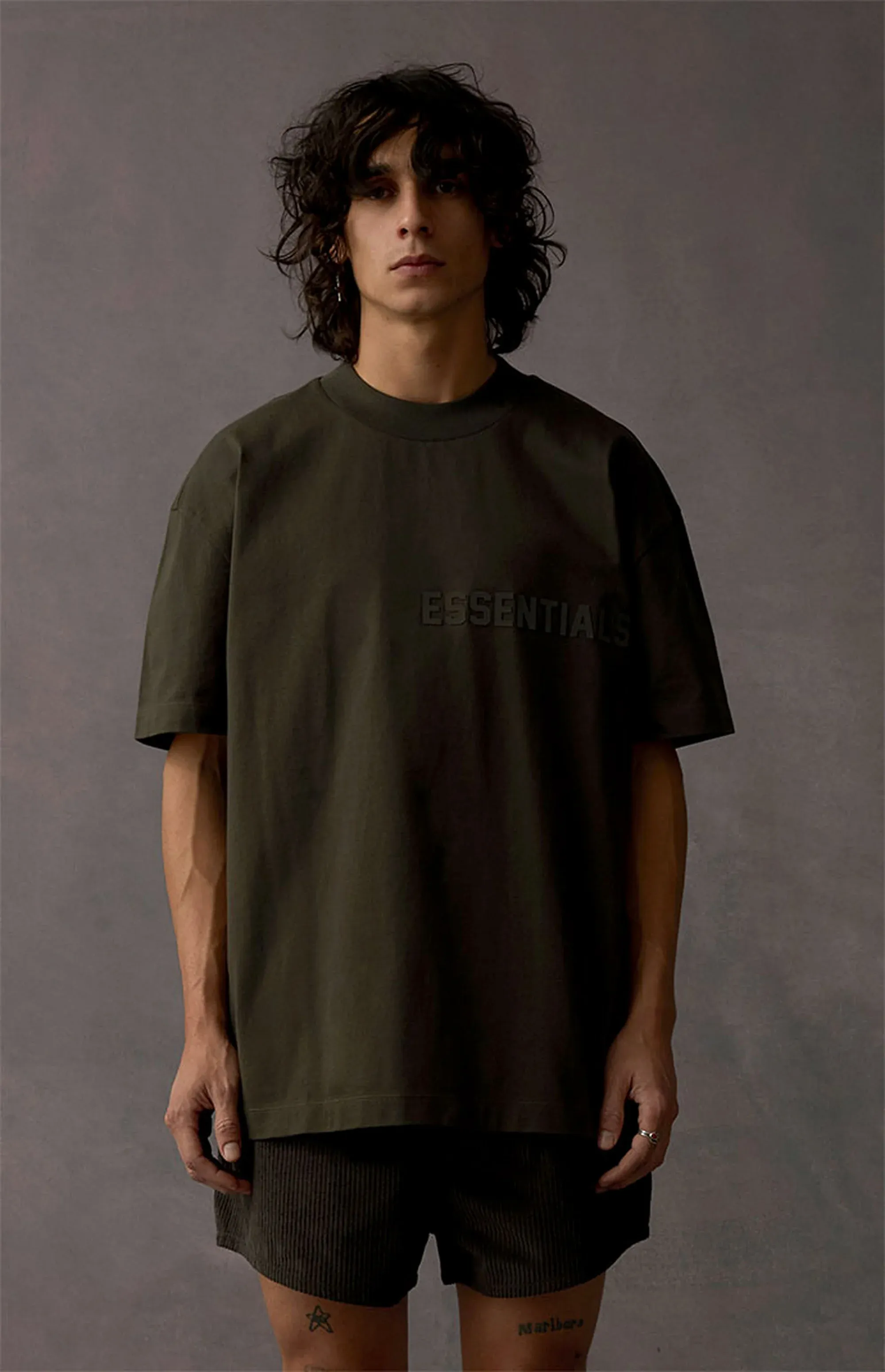 Fear of God ESSENTIALS Short Sleeve Tee 'Off Black'