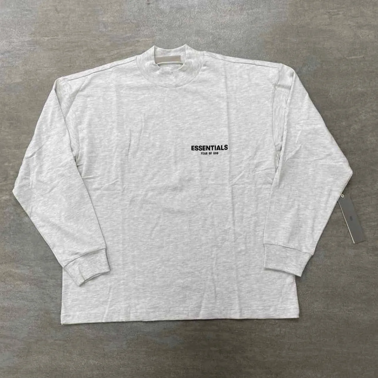 Fear of God Long Sleeve ESSENTIALS Light Oatmeal New Size XL