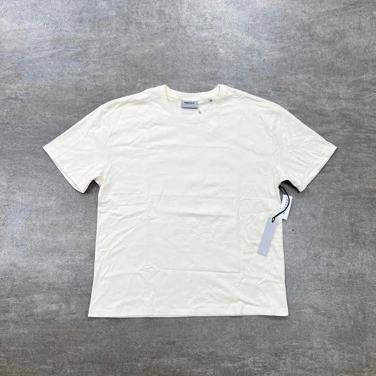 Fear of God T-Shirt ESSENTIALS Cream New Size XL