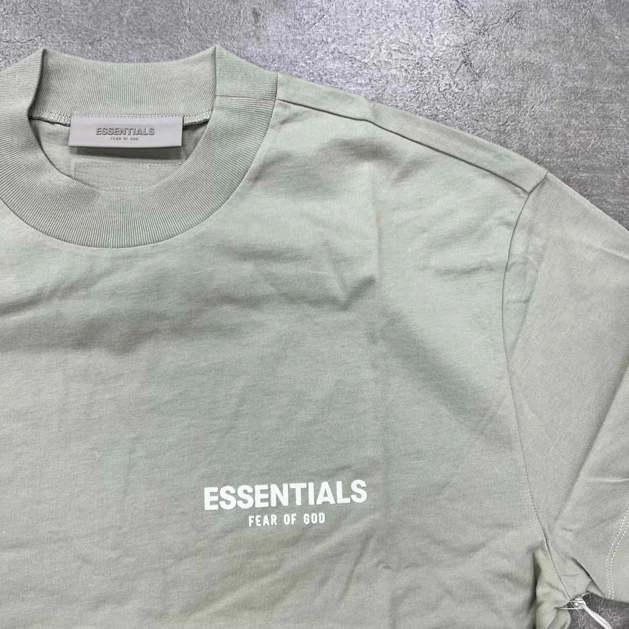 Fear of God T-Shirt ESSENTIALS Seafoam New Size S