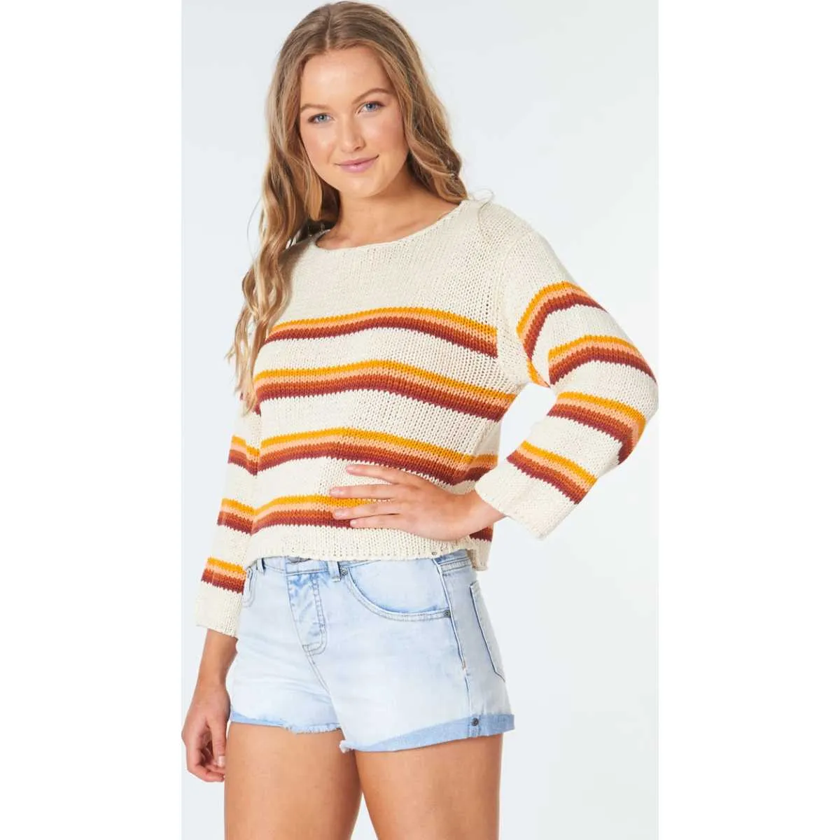 Golden Days Sweater in Cream