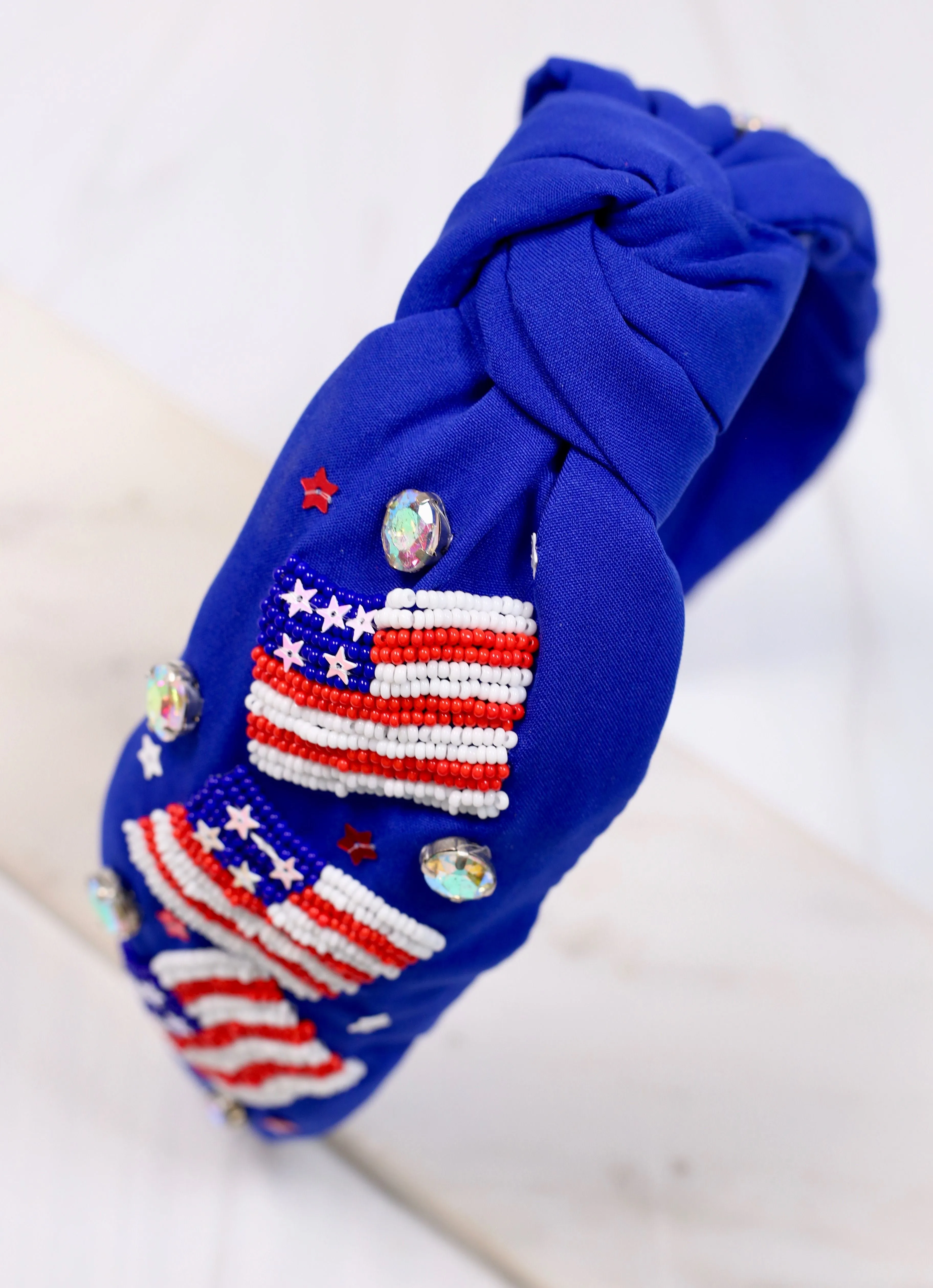 Grand ol' Flag Headband BLUE