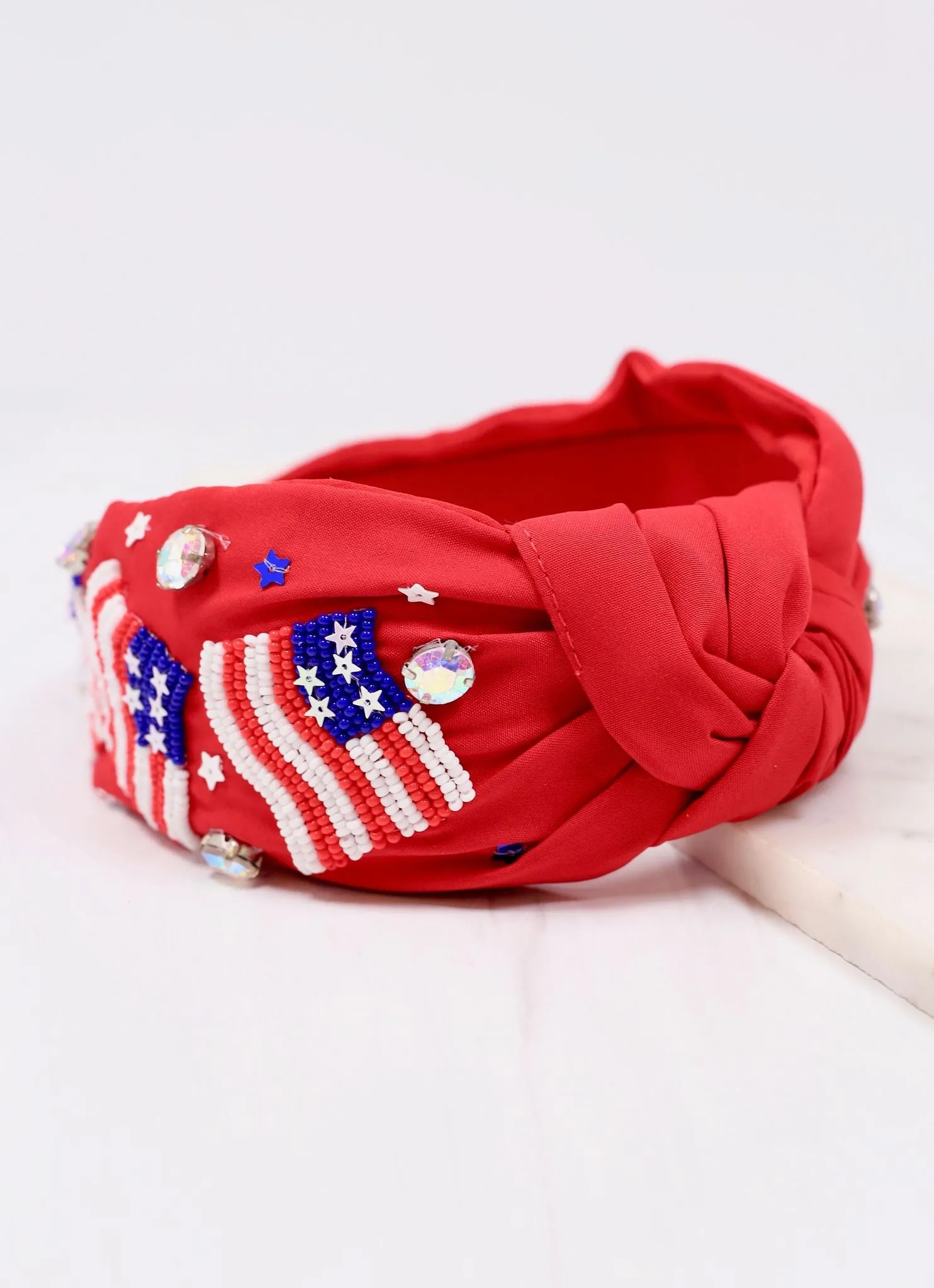 Grand ol' Flag Headband RED