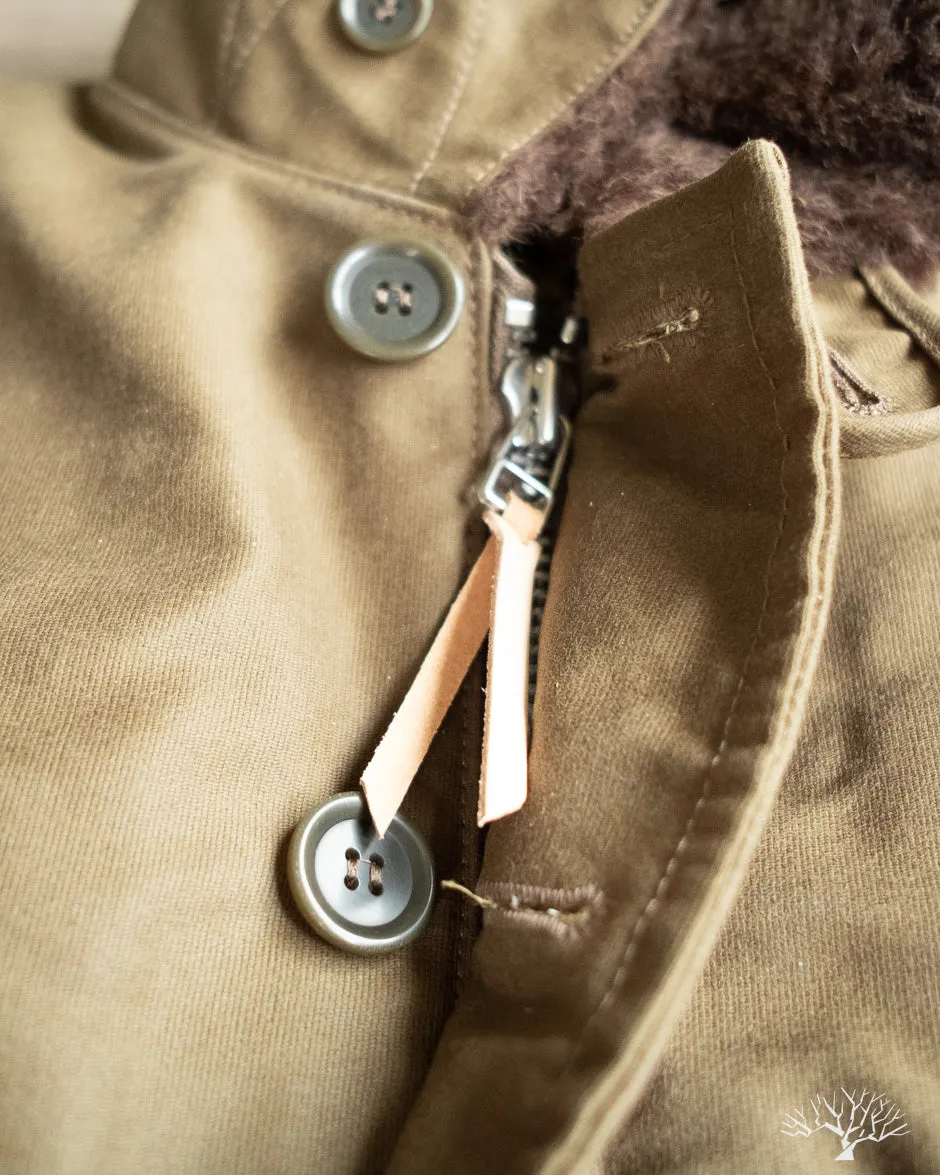 IHM-37-ODG - Oiled Whipcord N1 Deck Jacket - Olive