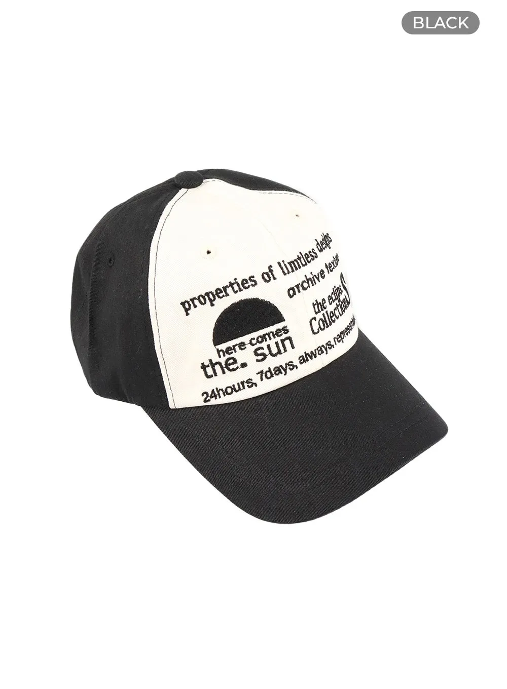 Lettering Baseball Cap CM418