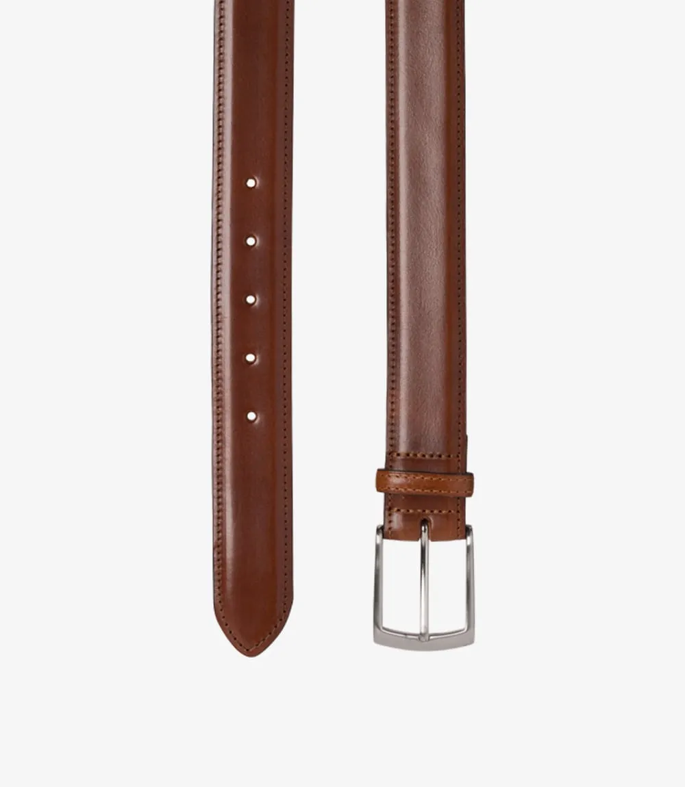 Loake Henry Men's Leather Belt - Mahogany