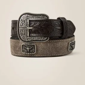 Longhorn medallion belt