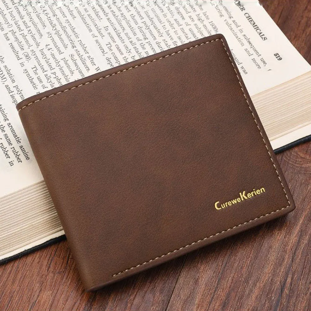 Luxury Men's Wallet PU Leather Wallet Hasp Money Purse Wallet Man Billfold Purse Business Clutch