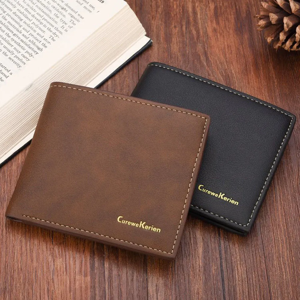 Luxury Men's Wallet PU Leather Wallet Hasp Money Purse Wallet Man Billfold Purse Business Clutch