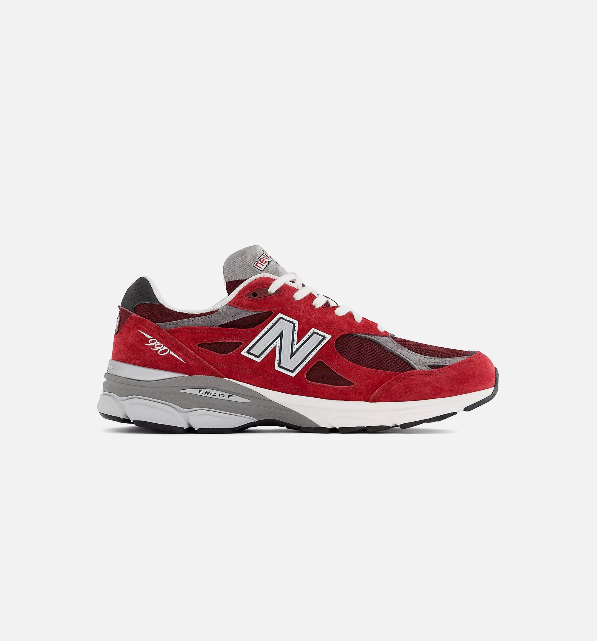 Made in USA 990v3 Scarlet Mens Running Shoe - Red