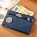 Men ID Holder Slim Mini Wallet Cow PU Leather Purse Credit Card Case Bolso Masculino