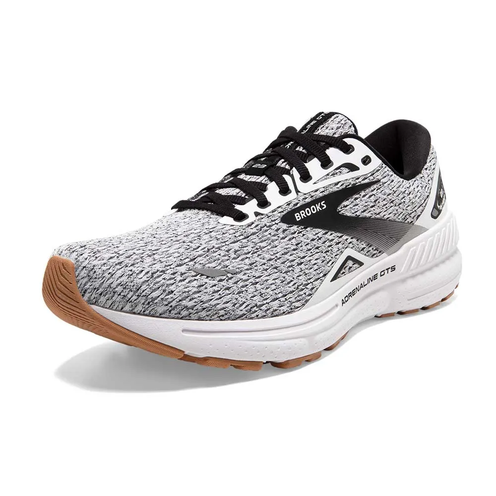 Men's Adrenaline GTS 23 Running Shoe - White/Black - Regular (D)