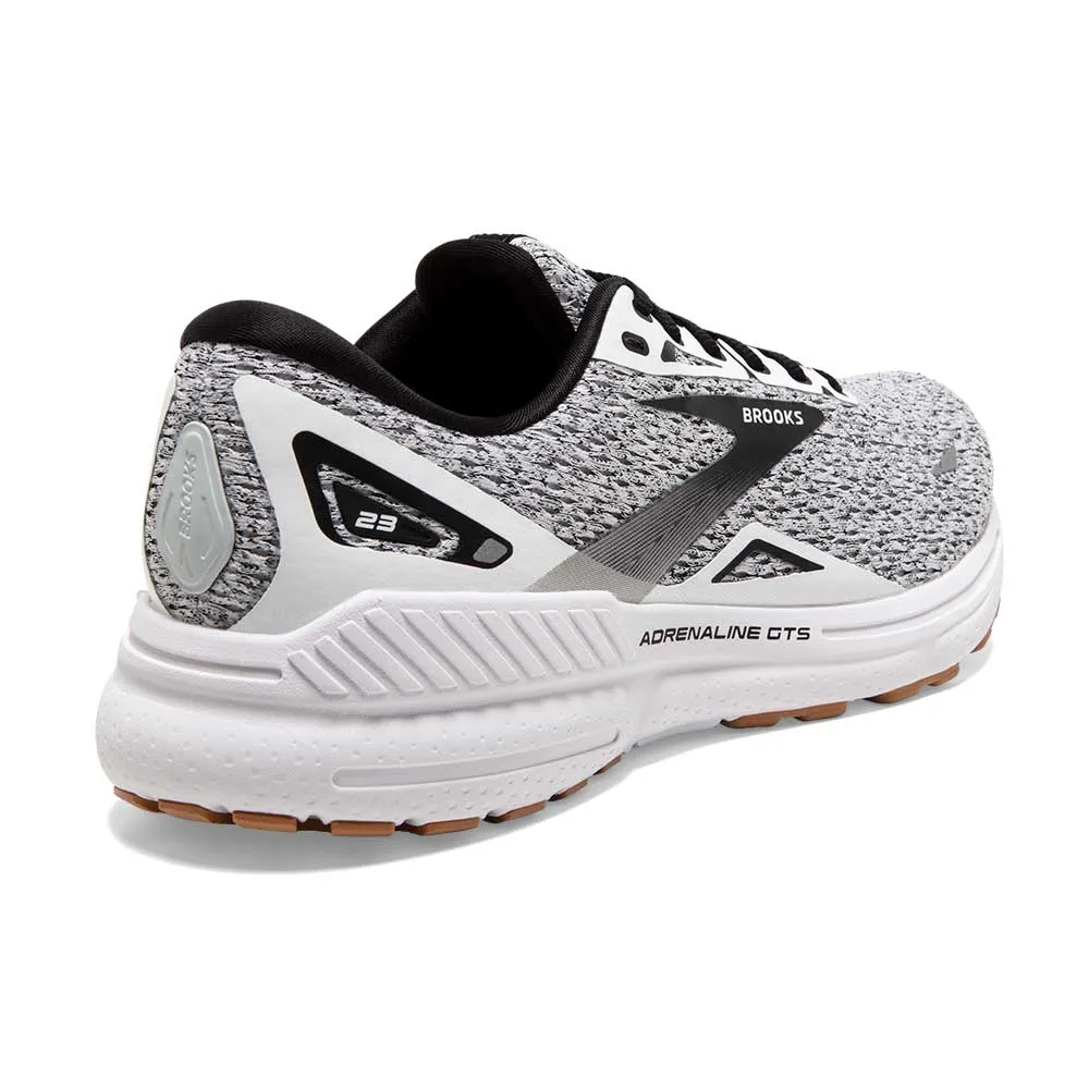 Men's Adrenaline GTS 23 Running Shoe - White/Black - Regular (D)