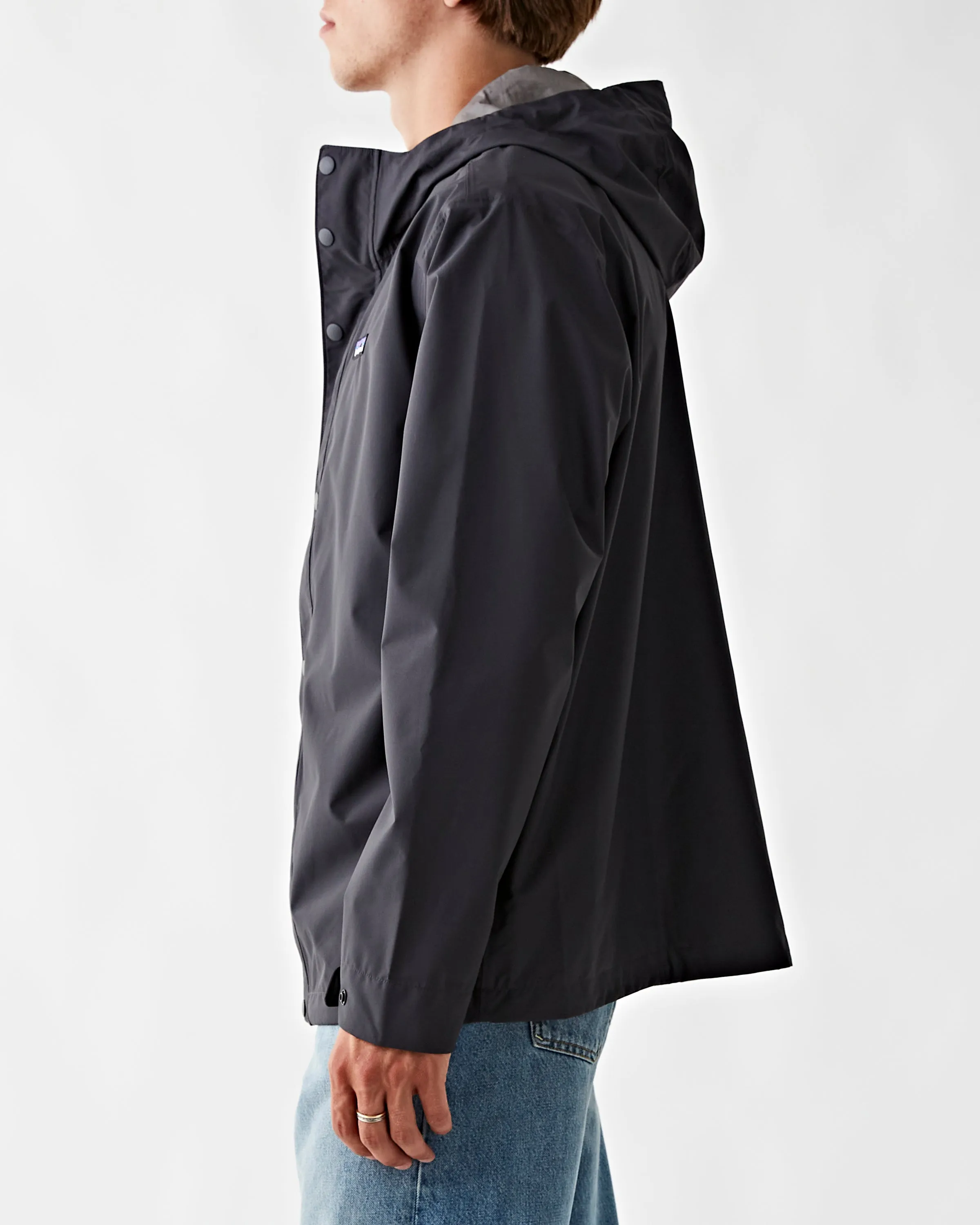 Men's Jackson Glacier Rain Jacket Ink Black