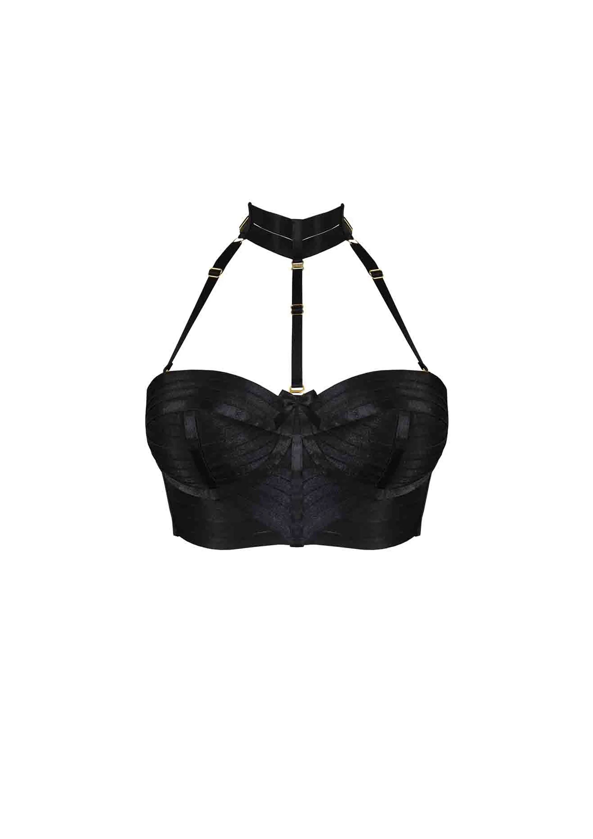 Minerva Bodice Bra Black