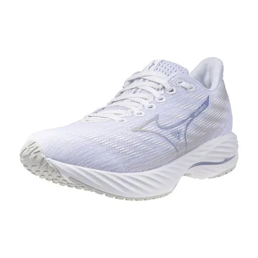 Mizuno Women's Wave Rider 28 Running Shoe in White Nimbus Cloud