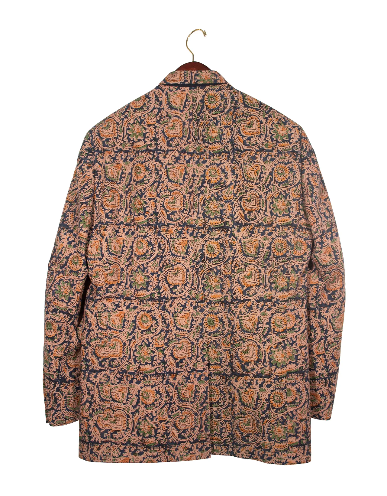 NAVY BROWN BATIK SPORT COAT