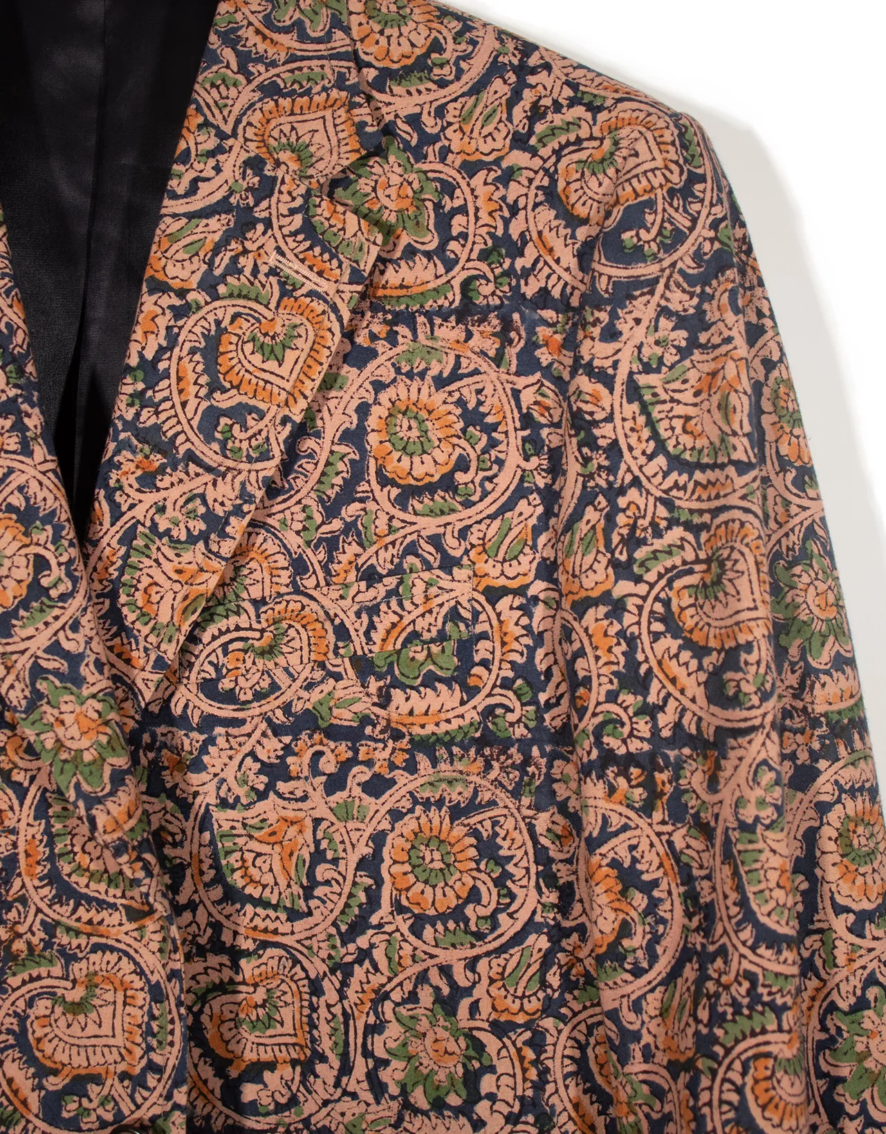 NAVY BROWN BATIK SPORT COAT