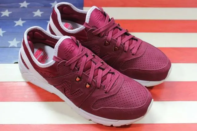 New balance 009 walking running training shoe burgundy-red/white [ml009scb] mens