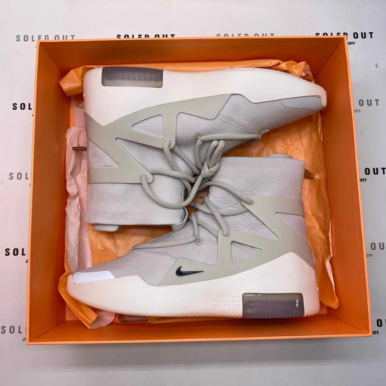 Nike Air Fear of God 1 Light Bone 2019 New Size 8