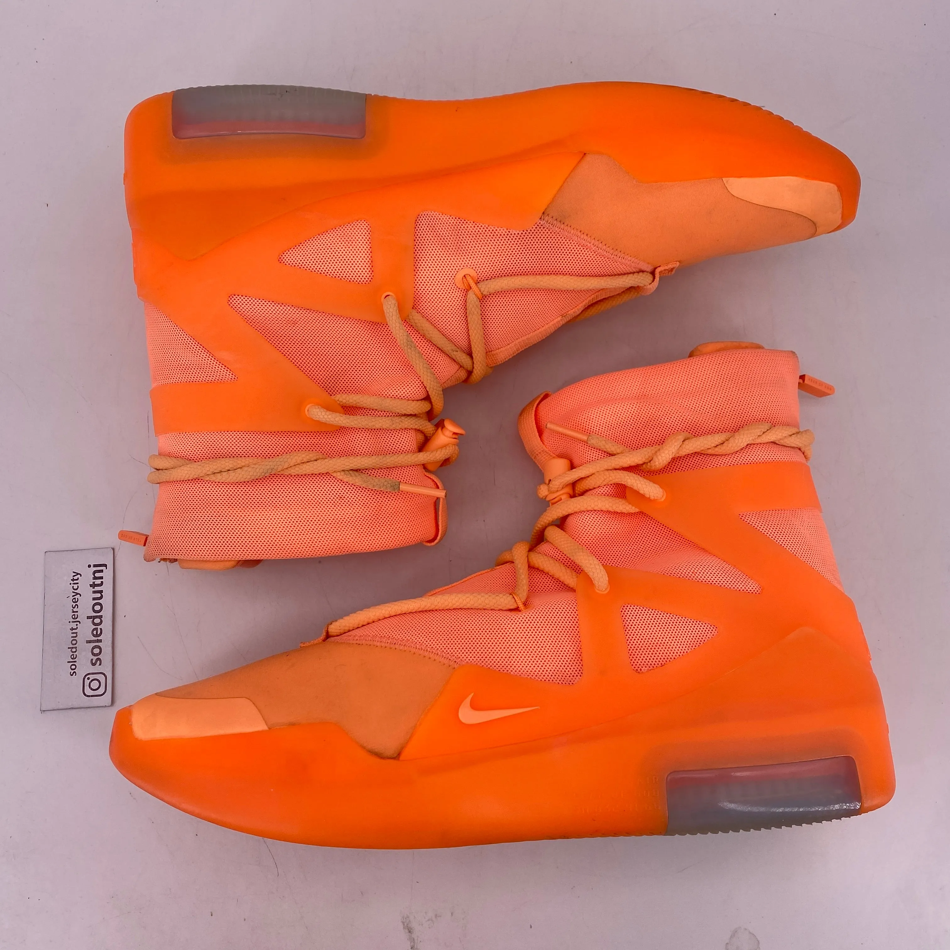 Nike Air Fear of God 1 Orange Pulse 2019 Used Size 12