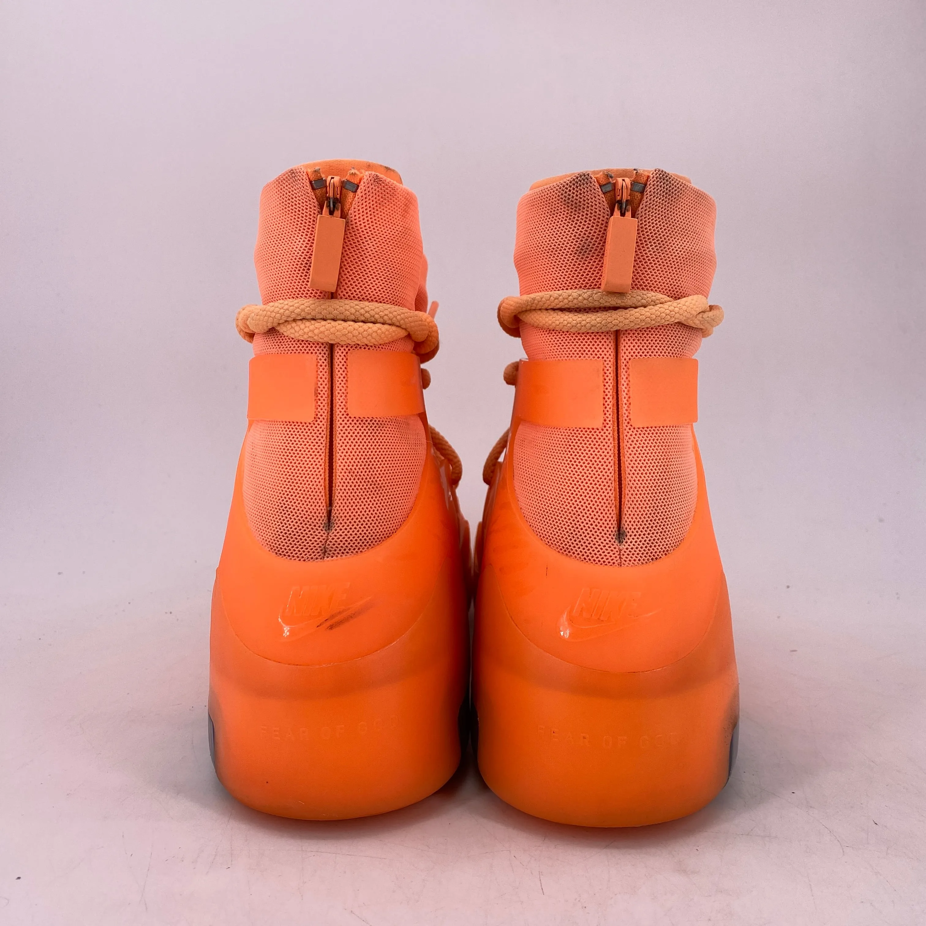 Nike Air Fear of God 1 Orange Pulse 2019 Used Size 12