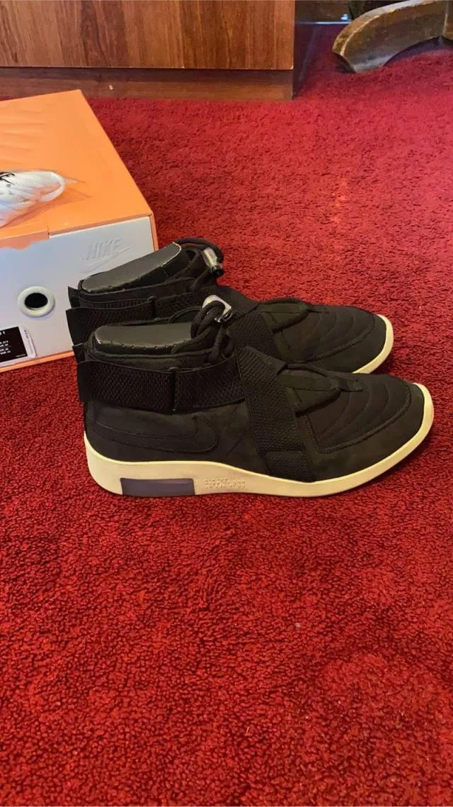 Nike Air Fear Of God Raid Black Fossil