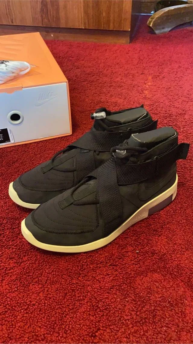 Nike Air Fear Of God Raid Black Fossil