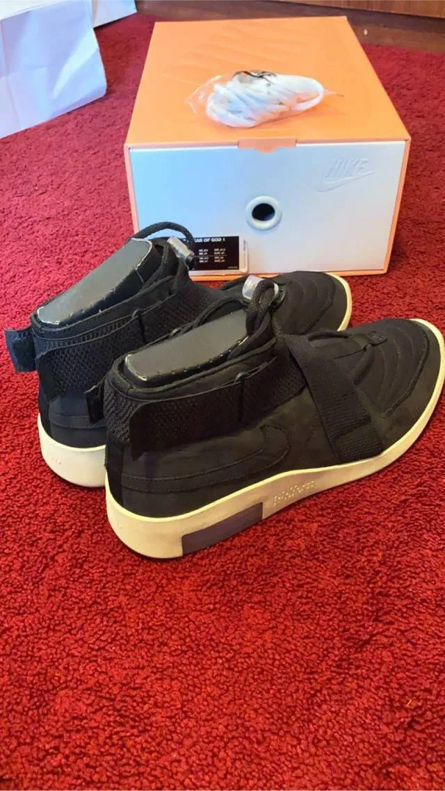 Nike Air Fear Of God Raid Black Fossil