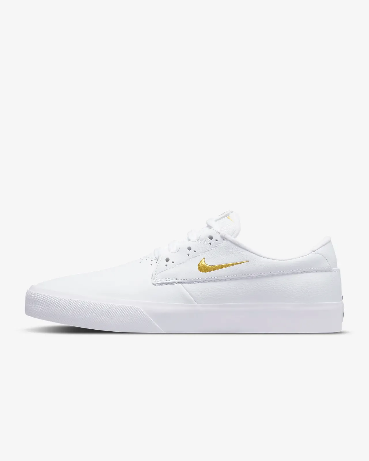 Nike SB Shane Premium Shoe - White/Metallic Gold/White