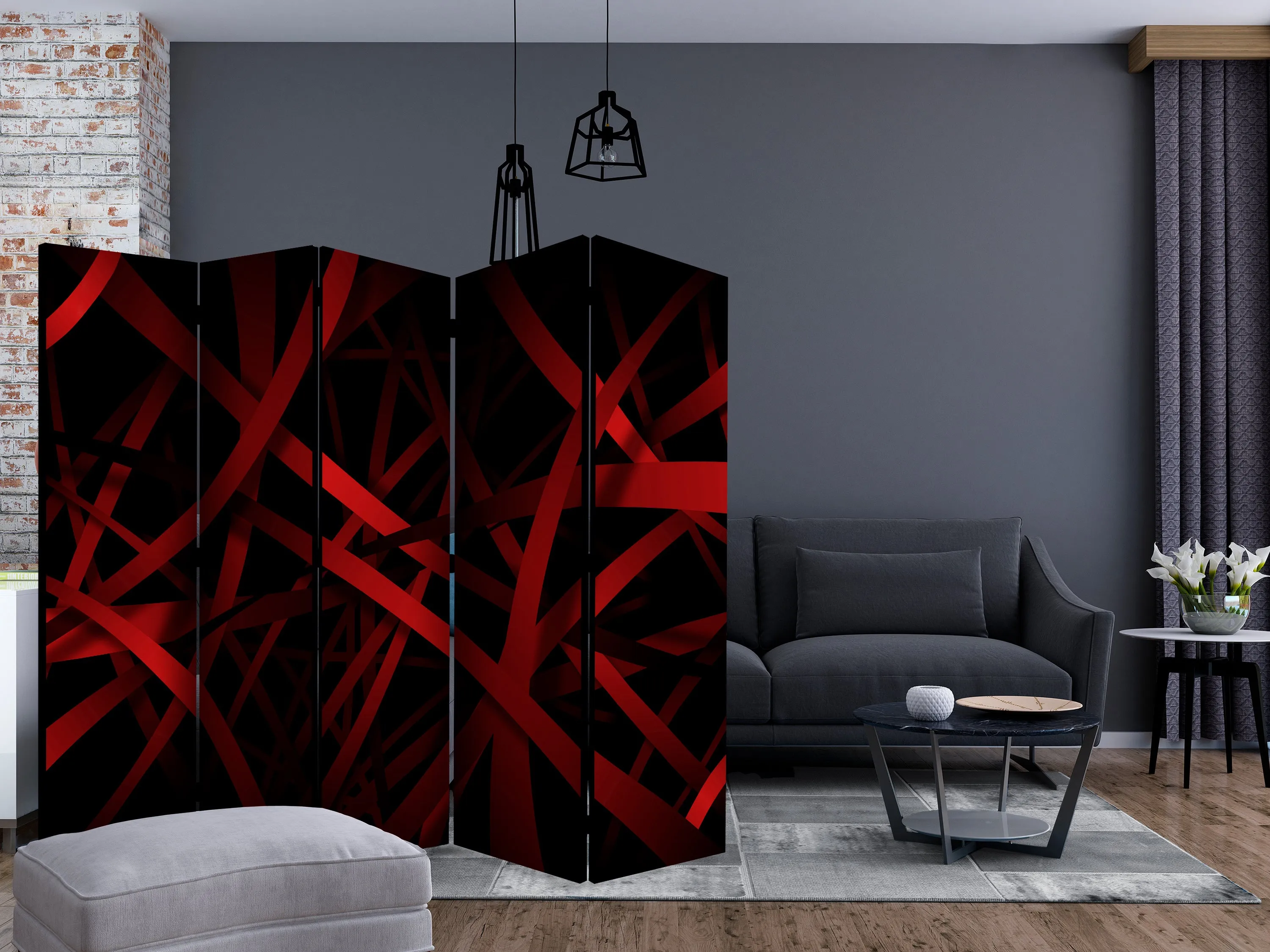 Paravento Fear of the dark II [Room Dividers]