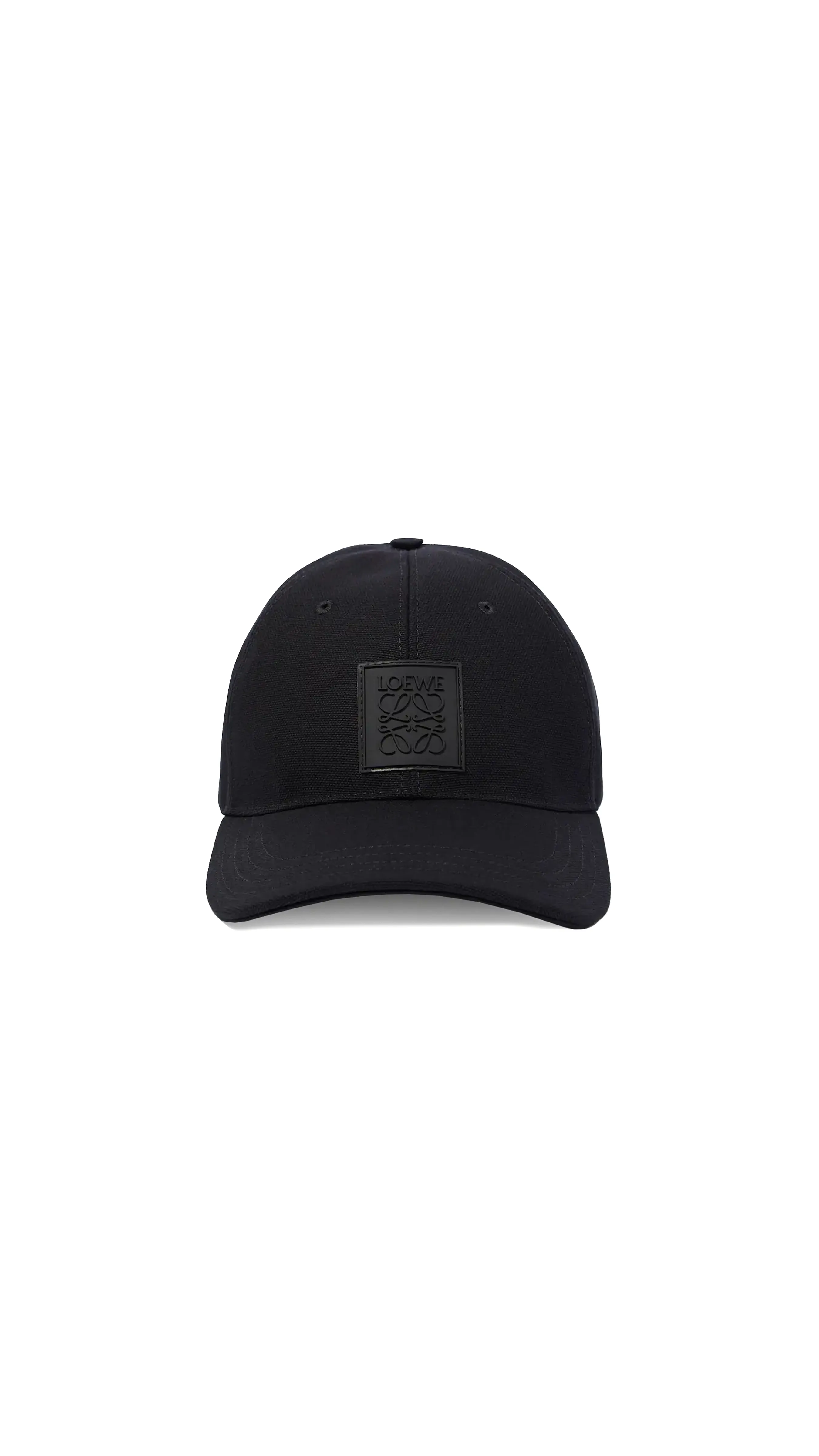 Patch Cap In Canvas - Black