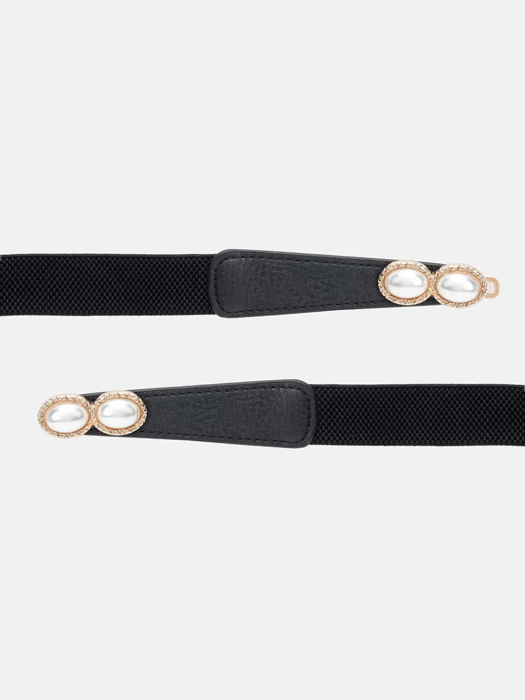 Pearl Buckle Thin Belt