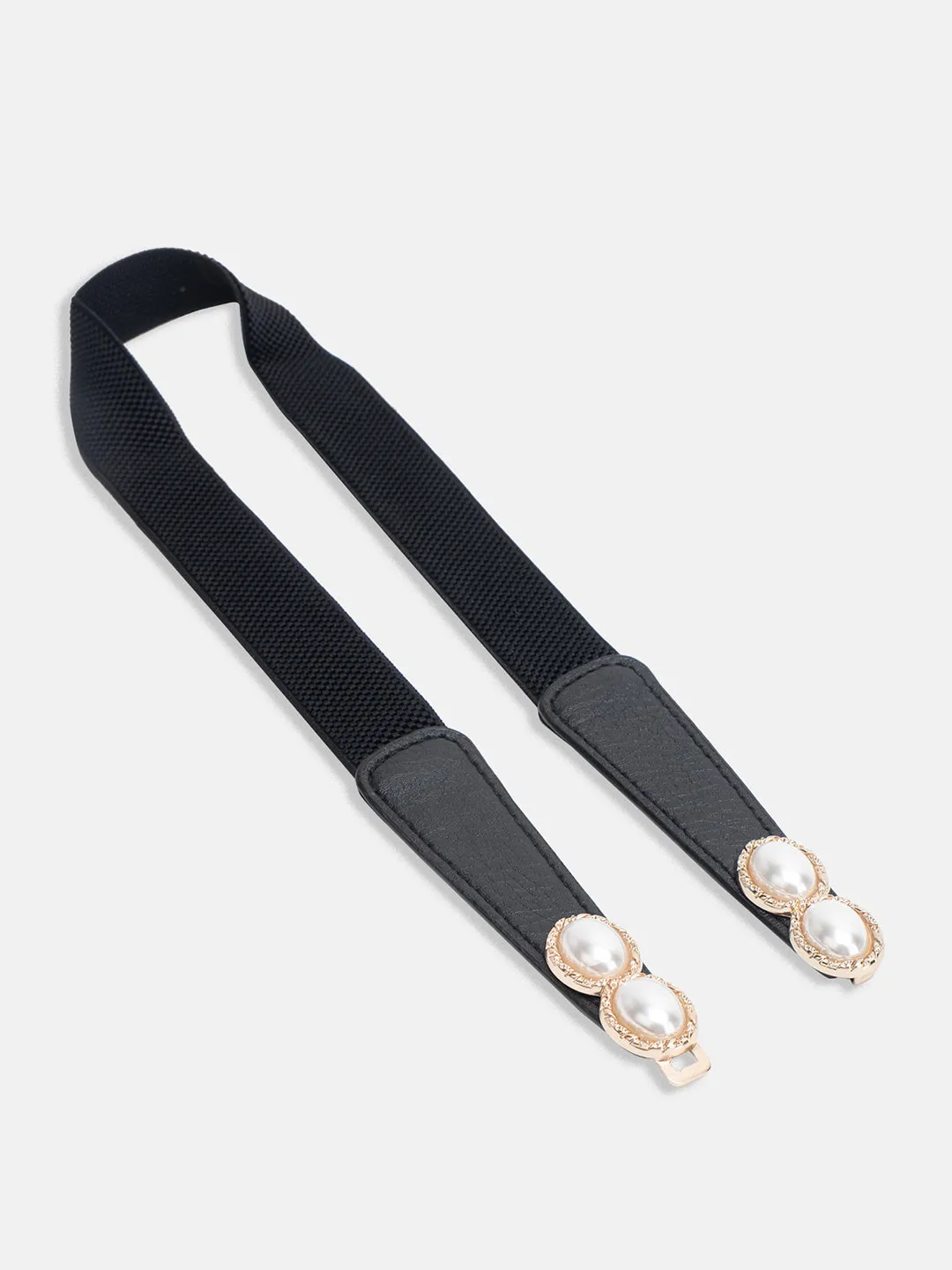 Pearl Buckle Thin Belt