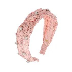 Pink Shimmer Star Jewel Headband