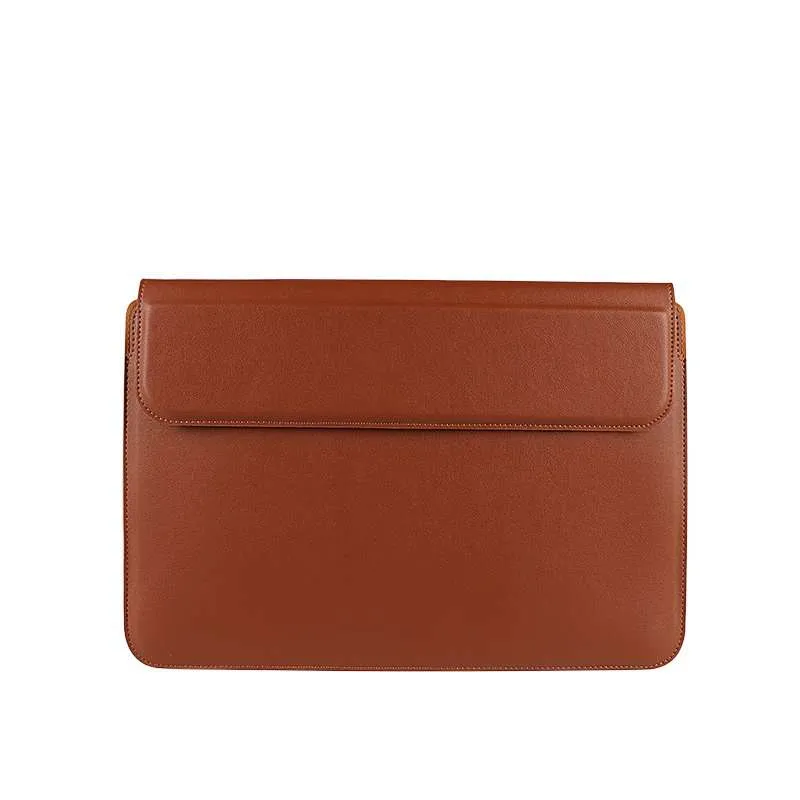  PU Leather Laptop Case With Flap Closure 15.4″