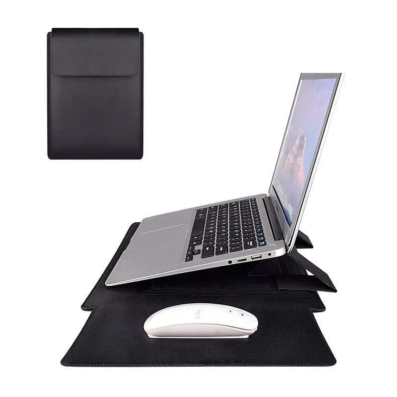  PU Leather Laptop Case With Mouse Pad