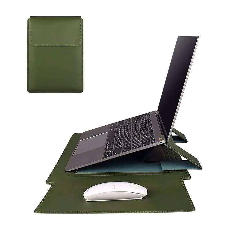  PU Leather Laptop Case With Mouse Pad