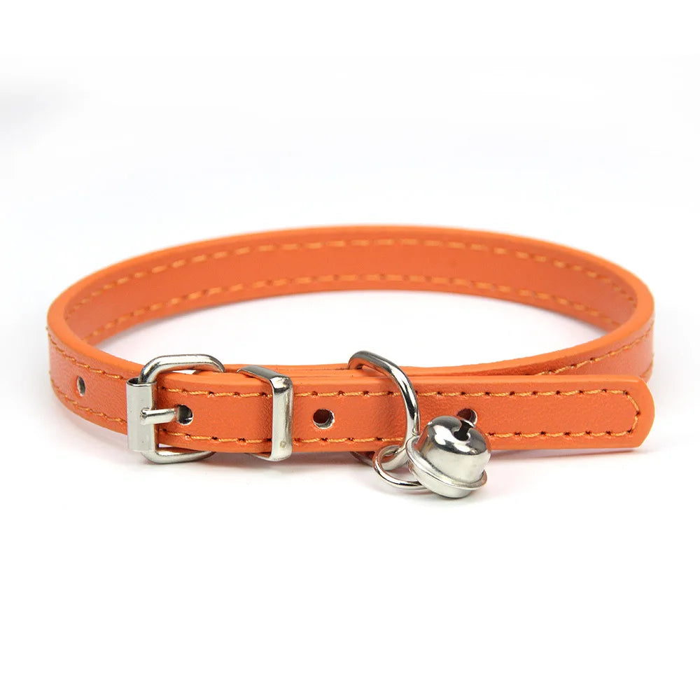 PU Leather Leash Pet Dog Collar Sweet Cats Supplies Pet Collars Pink Dog Collar Collar Dog Accessories