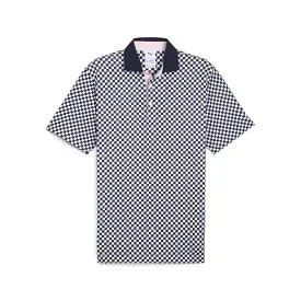 Puma Men's Arnold Palmer AP MATTR Checkered Golf Polo