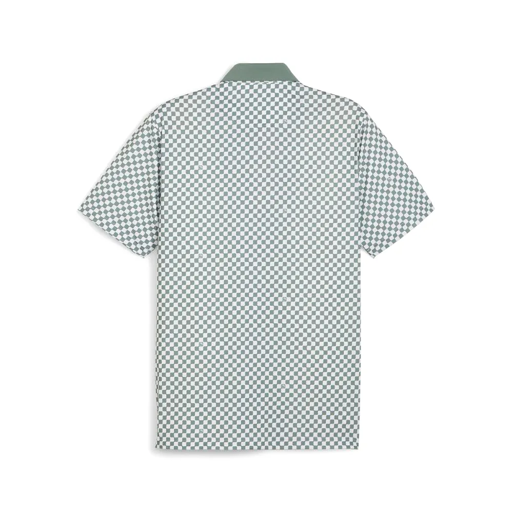 Puma Men's Arnold Palmer AP MATTR Checkered Golf Polo