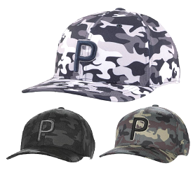 Puma Men's Camo Pattern Snapback Cap