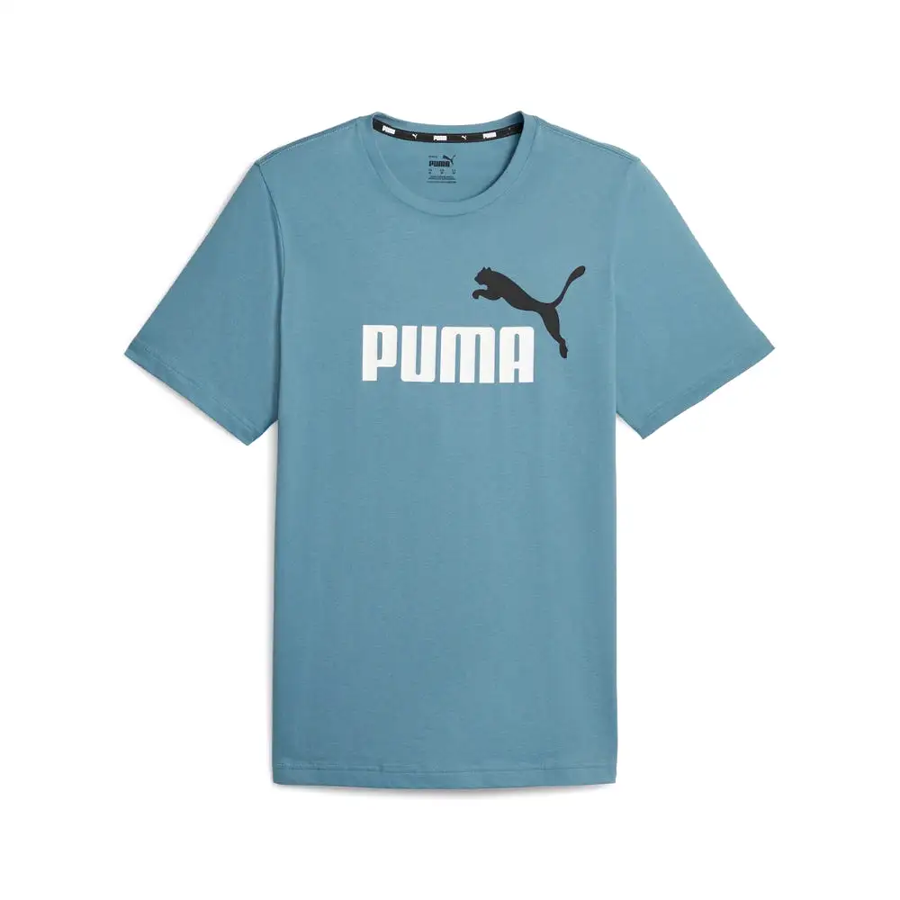 Puma Men's Essentials 2 Color Logo Tee