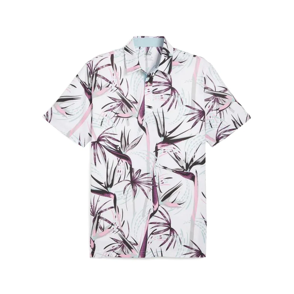 Puma Men's MATTR Birds Of Paradise Polo