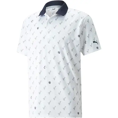 Puma Men's Mattr Egrets Golf Polo