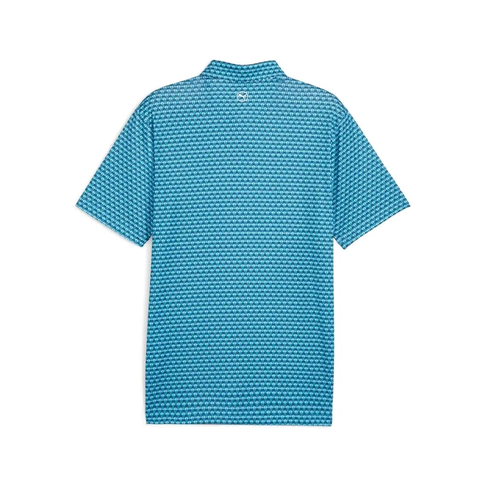 Puma Men's MATTR Palm Deco Golf Polo