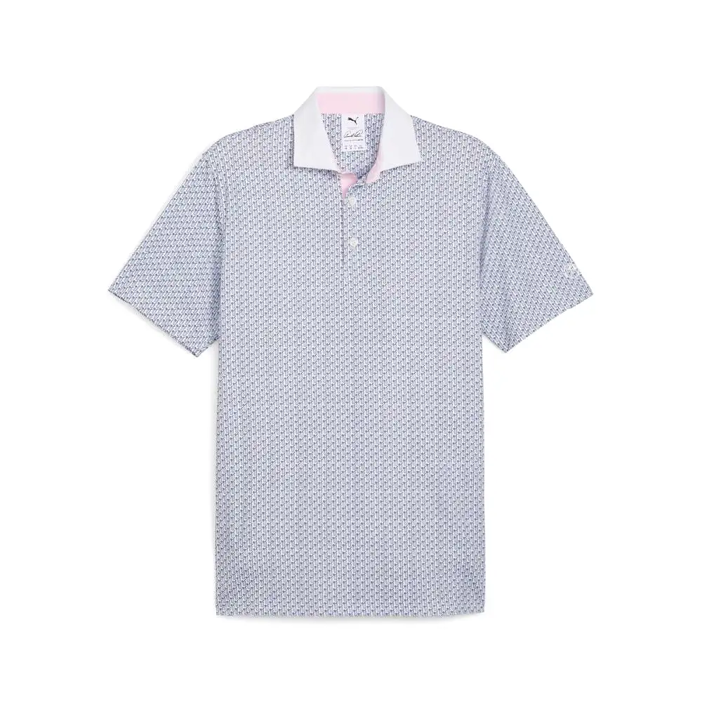 Puma Men's X AP MATTR Iced Tea Golf Polo