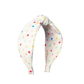 Rockahula Rainbow Hearts Knotted Headband