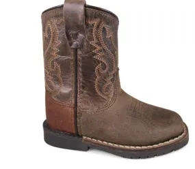 Smoky Mountain Autry Brown Crackle Toddler Boot