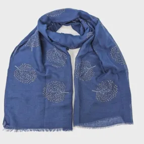 Tielle Tree of Life Scarf Starry Night Blue